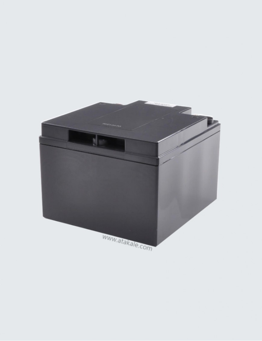 Orbus 12Volt 26 AH Kuru Bakımsız Akü Derin Deşarj 5 Sene Ömürlü 