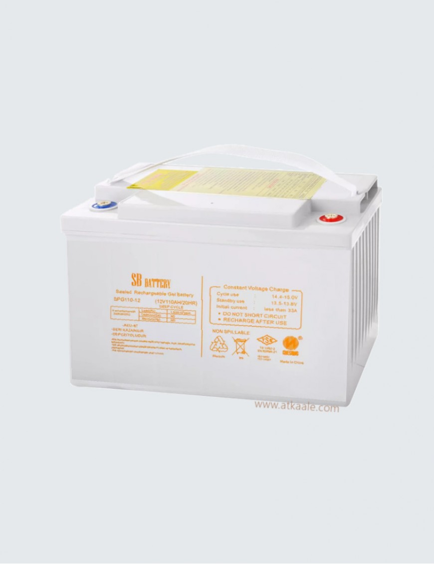 SB 110 Amper Jel Akü 12Volt   Derin Deşarj  Solar NPP Battery Sene Ömür Garantili