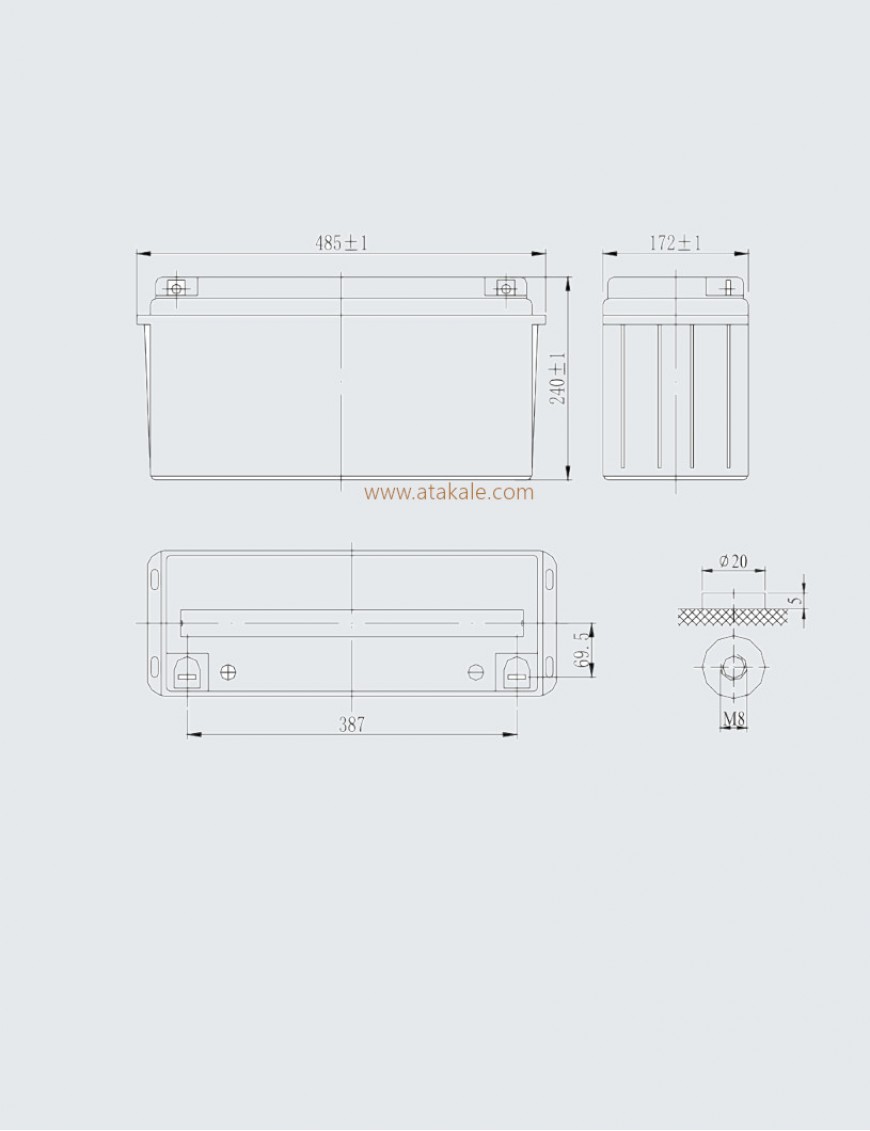 SB 150 Amper Jel Akü 12Volt   Derin Deşarj  Solar NPP Battery Sene Ömür Garantili