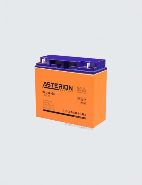 Asterion 12Volt 20AH Solar Jel Akü Nano Karbon  Derin Deşarj 12 Sene Ömürlü 
