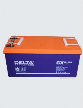Delta 12Volt 200AH Marin Solar Jel Akü Nano Karbon  Derin Deşarj 12 Sene Ömürlü Energon