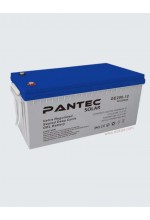 Pantec 12Volt 200AH Solar Jel Akü Nano Karbon  Derin Deşarj 5 Sene Ömürlü 1 Sene Garanti