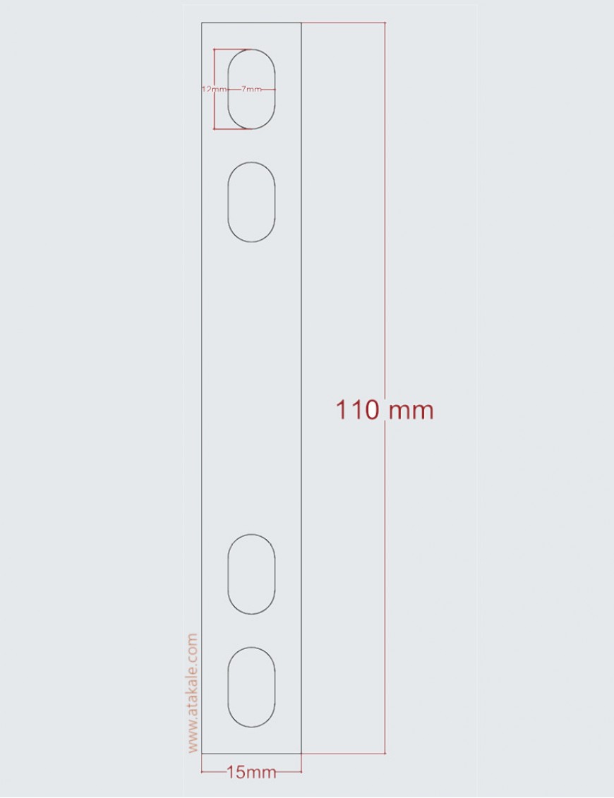 Lifepo4 Akü Barası EVE 280AH Bakır Nikel Kaplı 113mmx15mmx3mm 500Amper 