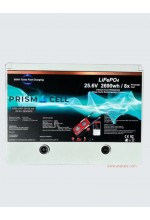 Prismacell Lifepo4 25.6 volt akü 24 volt 105ah 2688 watth  Smart Bluetooth