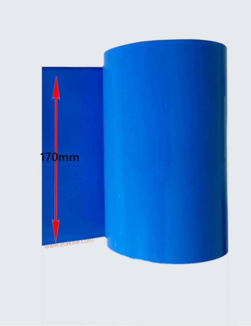 Shrink 170 mm  Lityum Batarya Kaplama Isıyla Daralan PVC Makaron