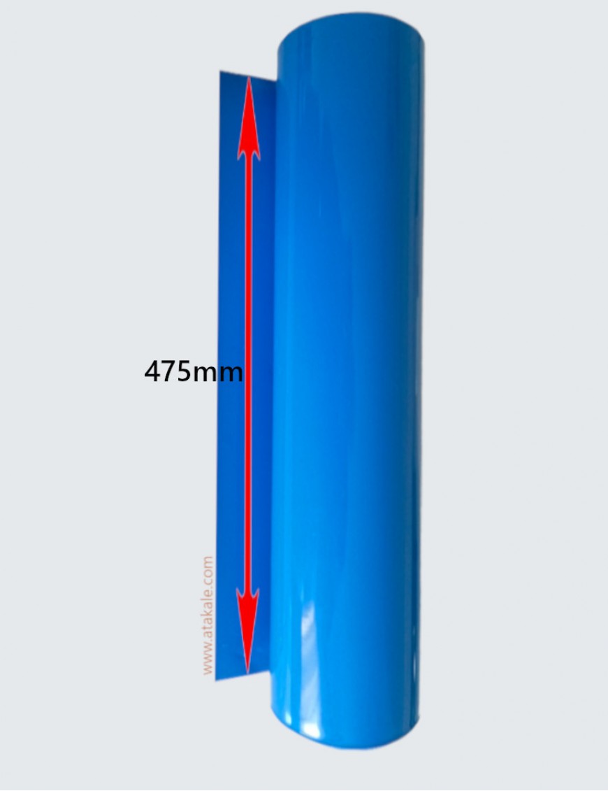 Shrink 475 mm  Lityum Batarya Kaplama Isıyla Daralan PVC Makaron