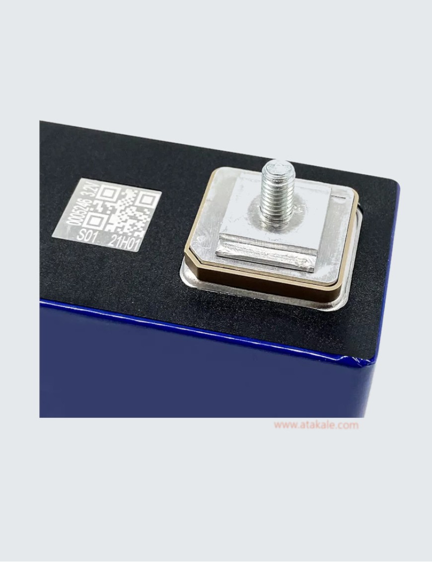 ANC 100AH Prizmatik Lityum Ion LifePo4 3,2Volt Solar Şarj Edilebilir Enerji Depolama Aküsü 320wh  