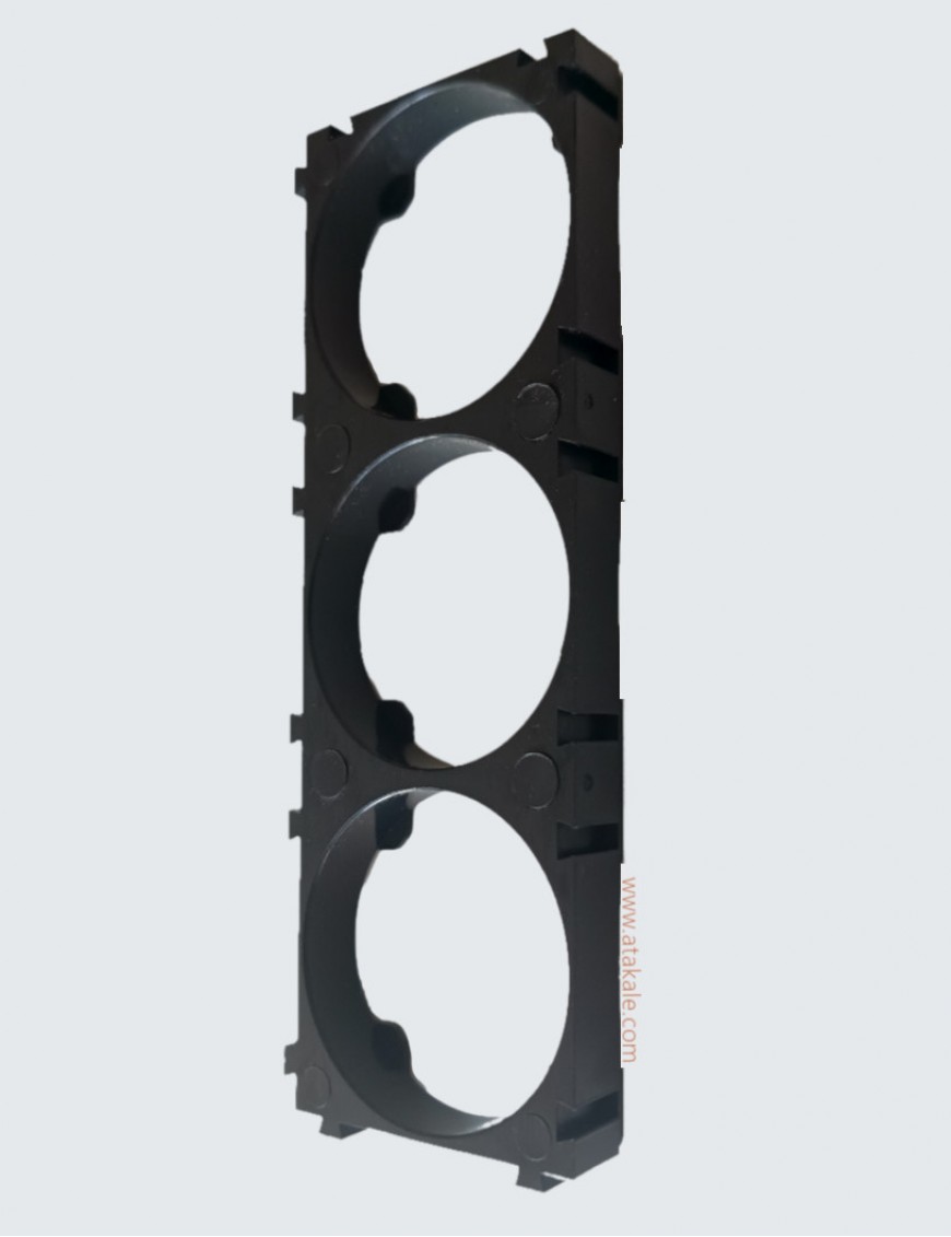 32650 Pil Tutucu Holder  3x1 3'lü Lifepo4 Braket Birleştirici Battery Holder