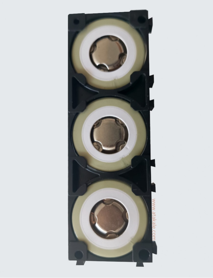 32650 Pil Tutucu Holder  3x1 3'lü Lifepo4 Braket Birleştirici Battery Holder