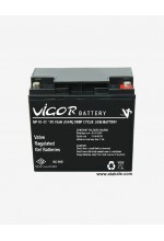 Vigor 12Volt 18AH Solar AGM Bakımsız Kuru Akü Nano Karbon  Derin Deşarj 12 Sene Ömürlü Huawei Outdo