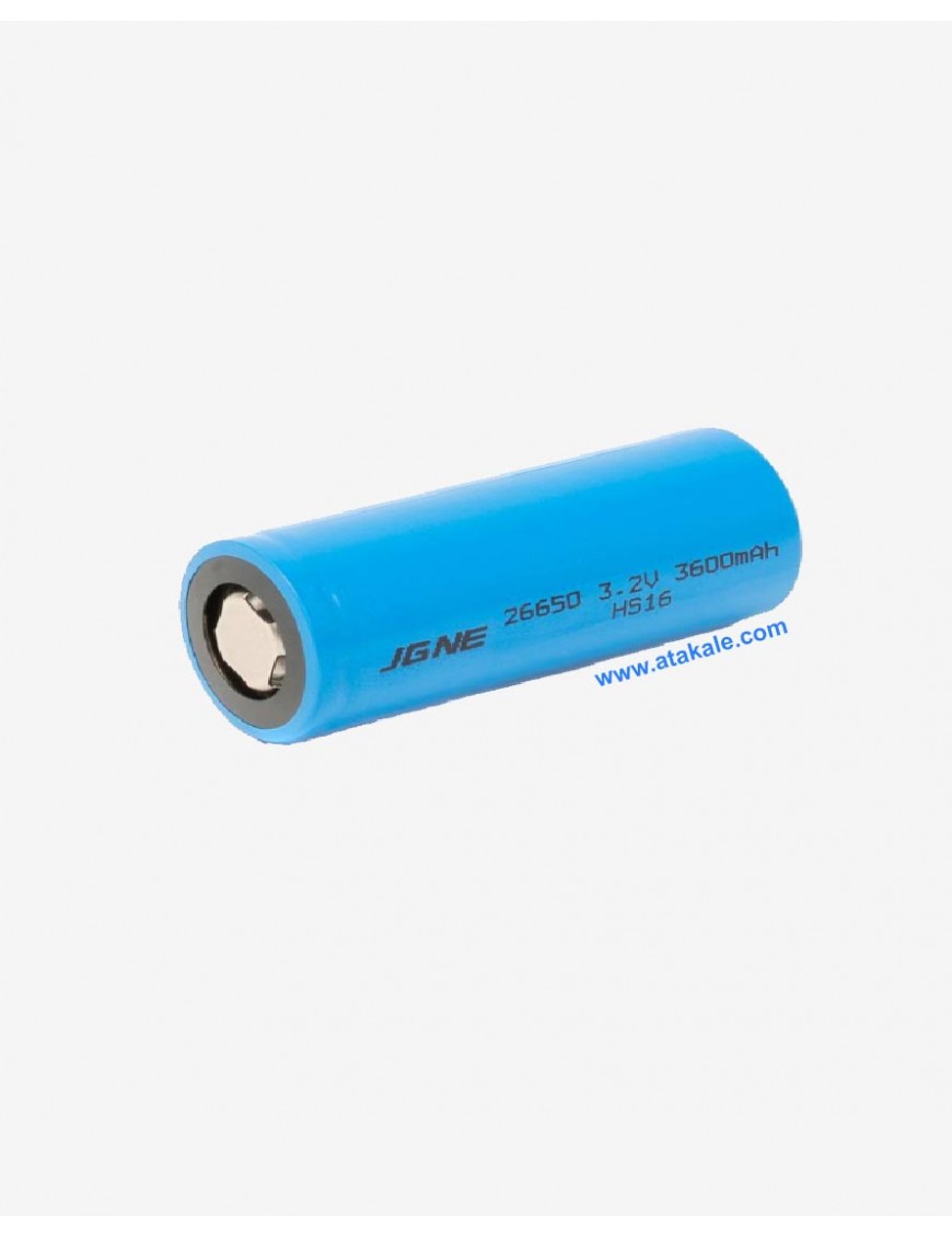 3.2Volt silindirik 26650 3600mah 3,6ah Deşarj  LFP LifePo4  Şarj Edilebilir Akü Hücresi
