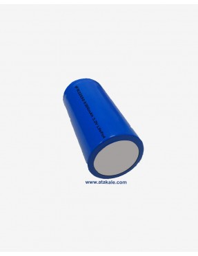 3.2Volt silindirik 32650 6300mah 6.3ah Deşarj  LFP LifePo4  Şarj Edilebilir Akü Hücresi