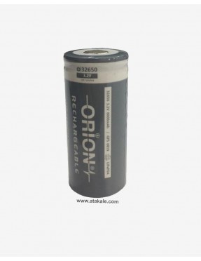 Orion 3.2Volt silindirik 32700 6000mah 6ah Deşarj  LFP LifePo4  Şarj Edilebilir Akü Hücresi