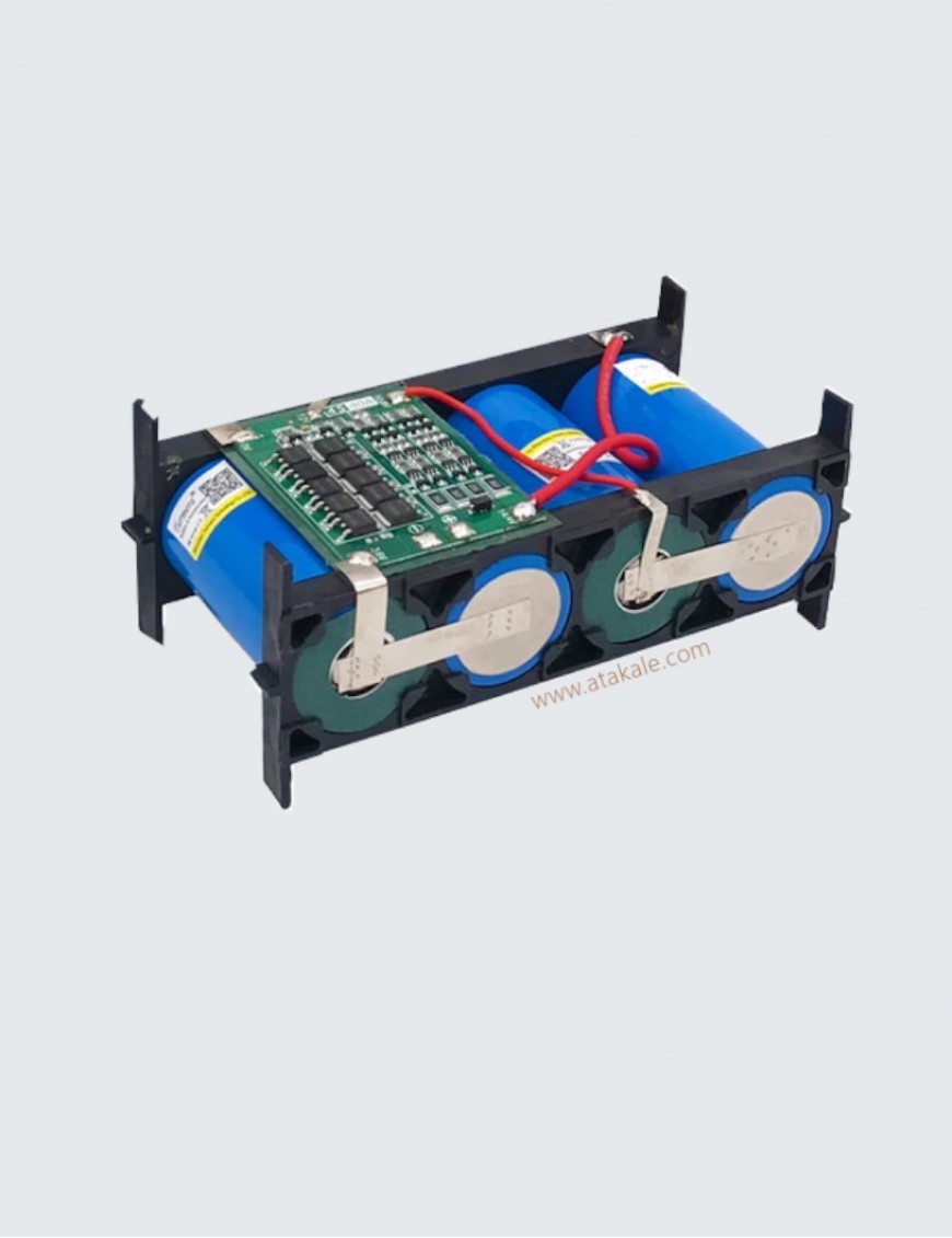 12.8V 6AH LifePo4 Akü Paketi Özel dizayn Shrink  lityum akü 12volt