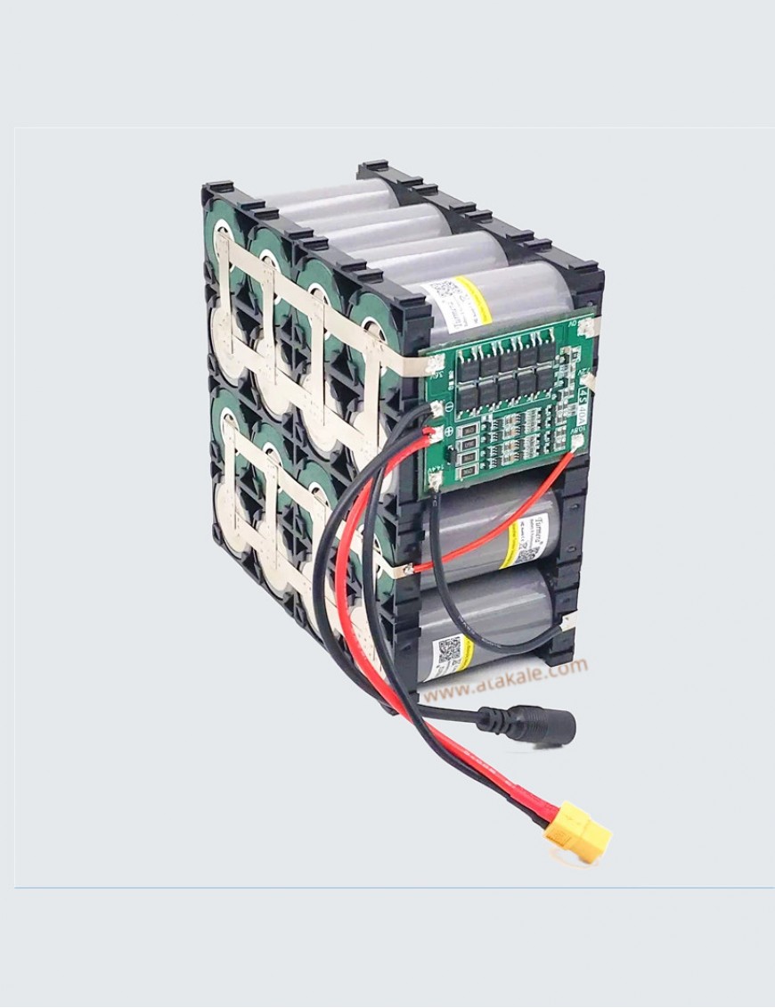 12.8V 24AH LifePo4 Akü Paketi Özel dizayn Shrink  lityum akü 12volt