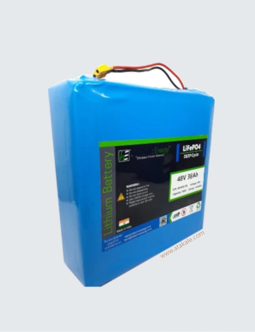51.2V 36AH LifePo4 Akü Paketi Özel dizayn Shrink 48Volt lityum akü