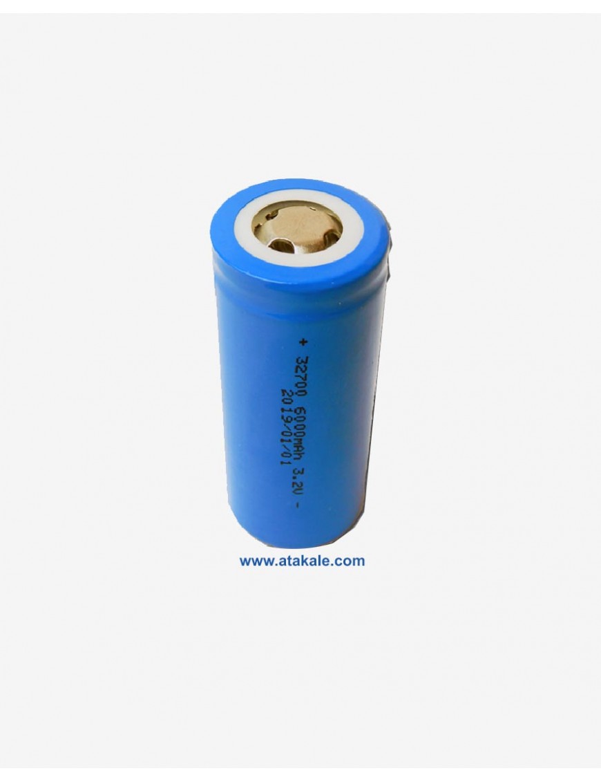 Ctechi  3.2Volt silindirik IFR32700 6000mah 6AH Deşarj  LFP LifePo4  Şarj Edilebilir Akü Hücresi
