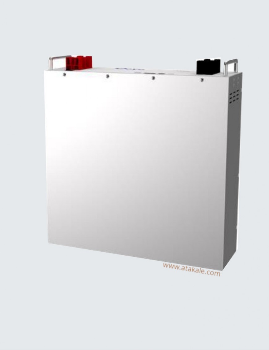 Deye 5.12kwh 100AH 51.2V  Lityum Lifepo4 Solar Akü Yedekleme Ünitesi Kobaltsız Düşük Gerilimli 10Sene Garanti