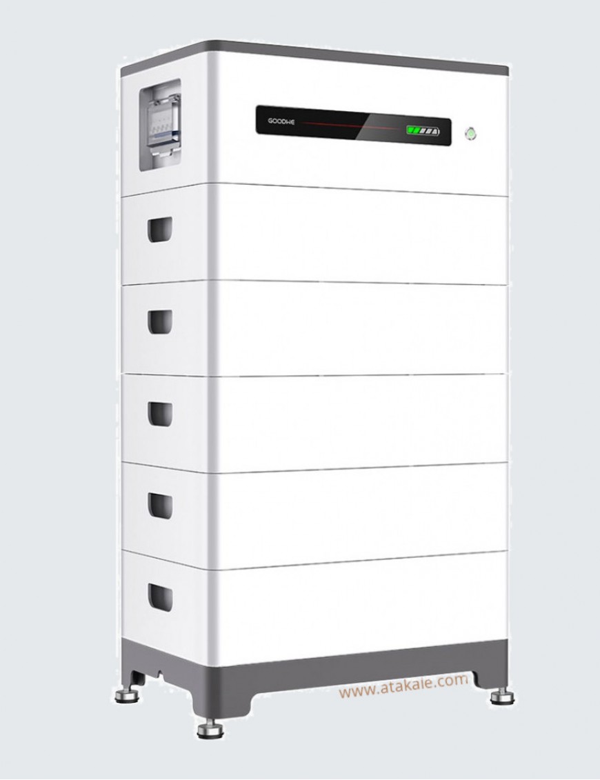 Goodwe 16.38kwh Lynx Ev Tipi S Series 512V LX F16.4-H  Yüksek Gerilim Akü 5 Modül