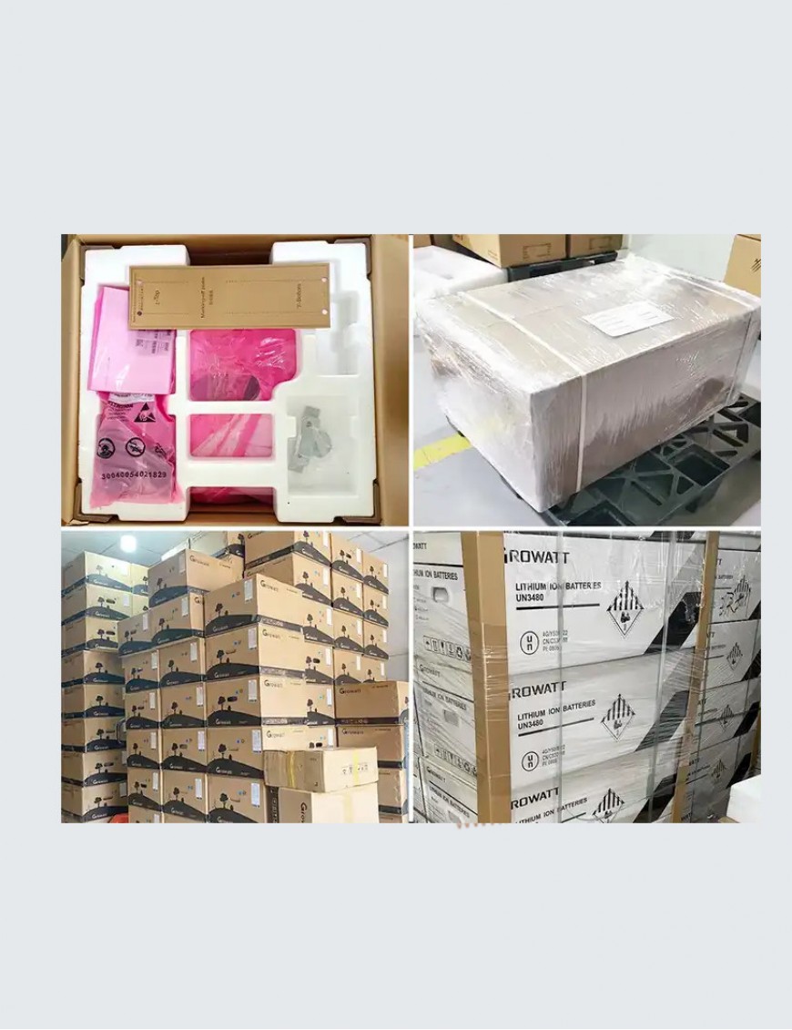 Growatt ARK LV 20.4L 20.48kwh 51.2V 400AH 8 Modül 16S Solar Enerji Depolama Sistemi