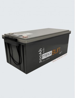 Mexxsun 12Volt/12.8V 200AH LifePo4 Lityum Demir Fosfat Akü 2560wh 