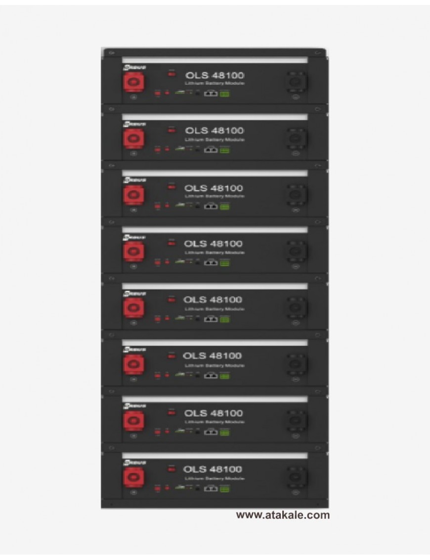 Orbus/Dyness 48V 100AH Lifepo4  lityum Ion B48100 4800Wh 6000cyle %80 Akü, Enerji Yedekleme Çözümü