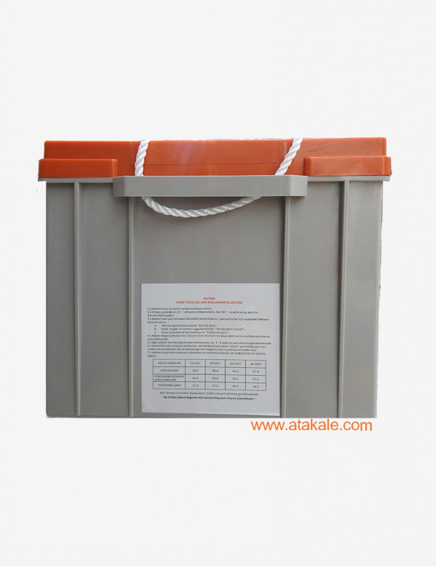 Outdo 200AH 12Volt Solar Jel Akü Dijital Ekranlı 10 Sene Ömürlü Huawei  DS -iGEL