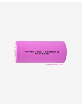 Power-Xtra 3.2Volt silindirik 32650 6200mah 6ah Deşarj  LFP LifePo4  Şarj Edilebilir Akü Hücresi 3C