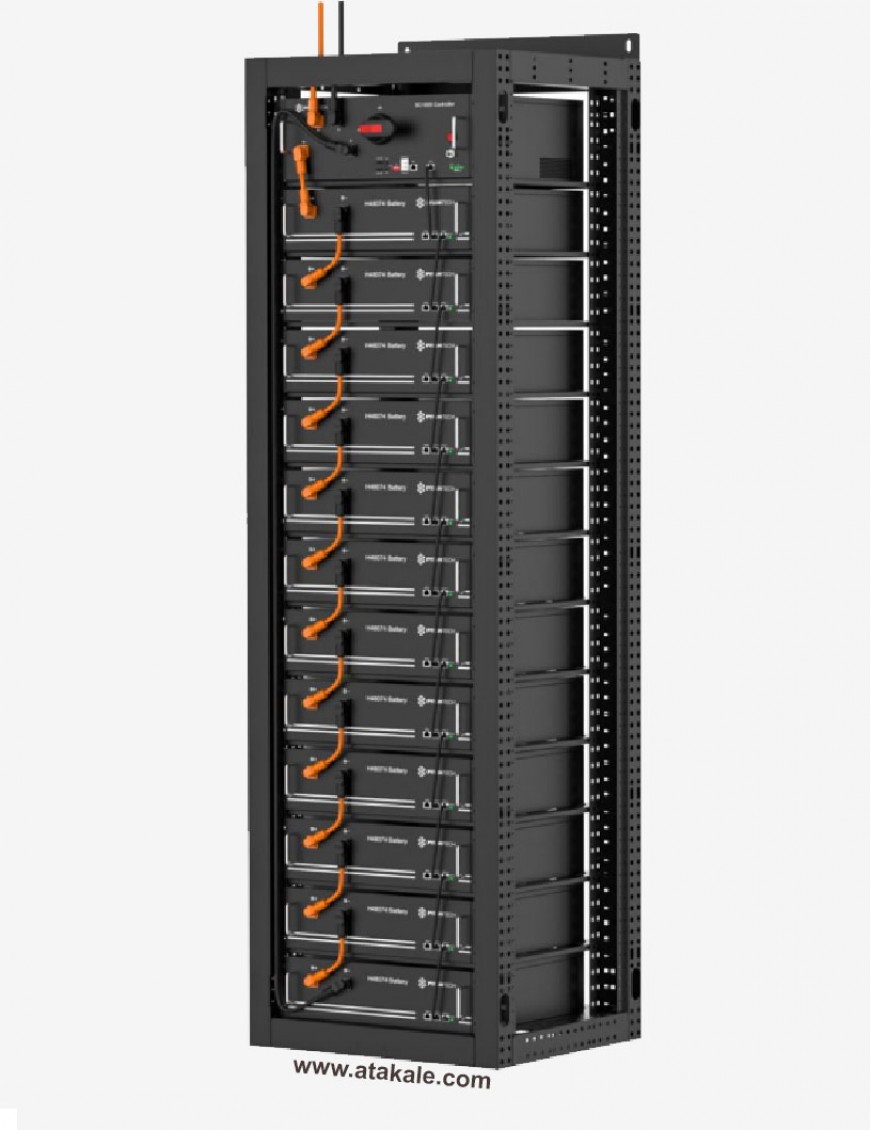 Pylontech Powercube H2 576V74AH LifePo4 H48074 576V 74AH 42.624kwh Yüksek Gerilim Enerji Depolama 