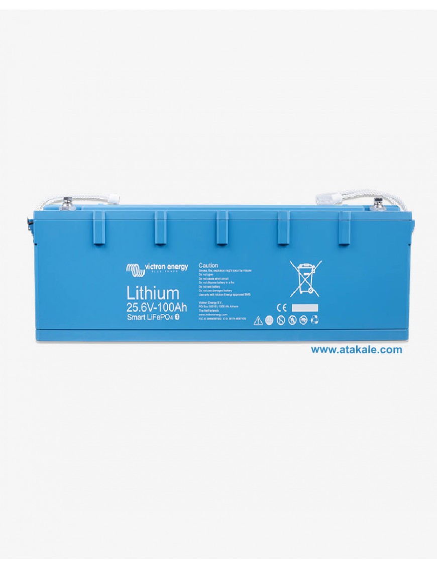 Victron Energy 25.6V 100AH LifePo4 Smart Akü Android Uygulama 2560wh BAT524110610