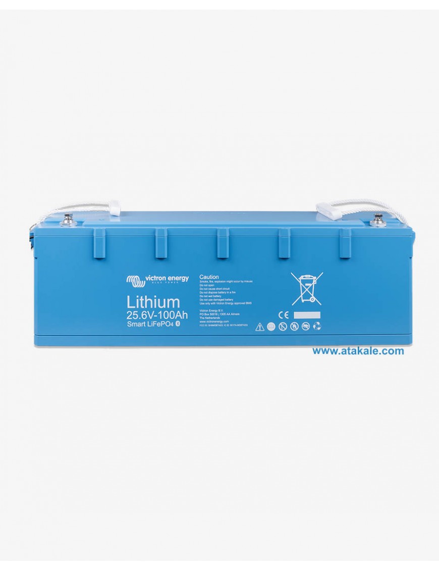 Victron Energy 25.6V 100AH LifePo4 Smart Akü Android Uygulama 2560wh BAT524110610