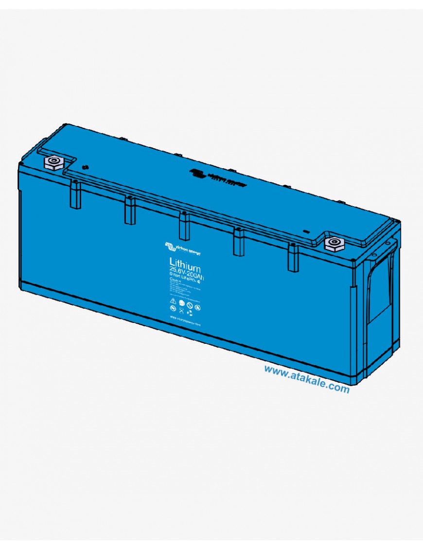Victron Energy Lifepo4 24Volt 200AH fiyatı3340usd LiFePO4 battery 25,6V/200Ah Smart BAT524120610