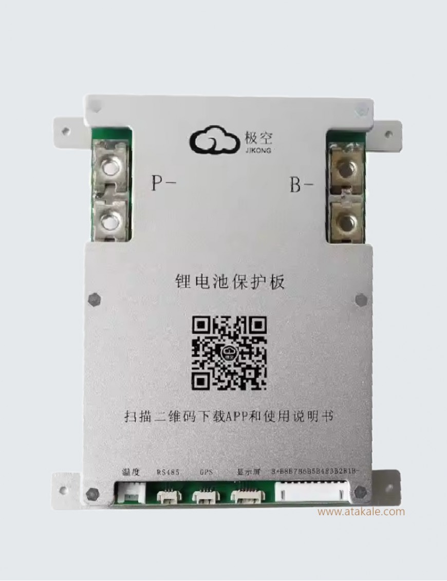 JK 4S BMS 12V 200A LiFePo4  Lityum Aktif BMS Ortak Port 12.8  1A Balans 4-8S