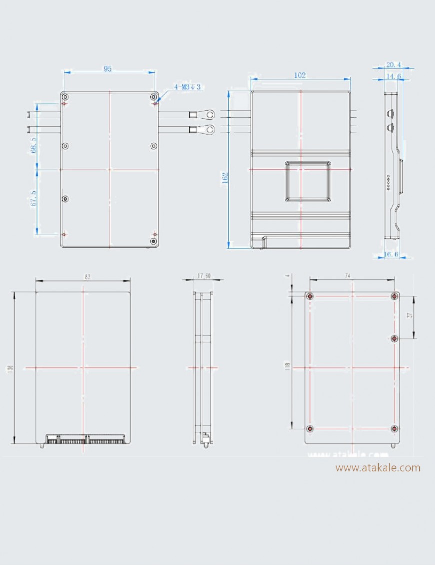 JK 4S BMS 12V 200A LiFePo4  Lityum Aktif BMS Ortak Port 12.8  1A Balans 4-8S