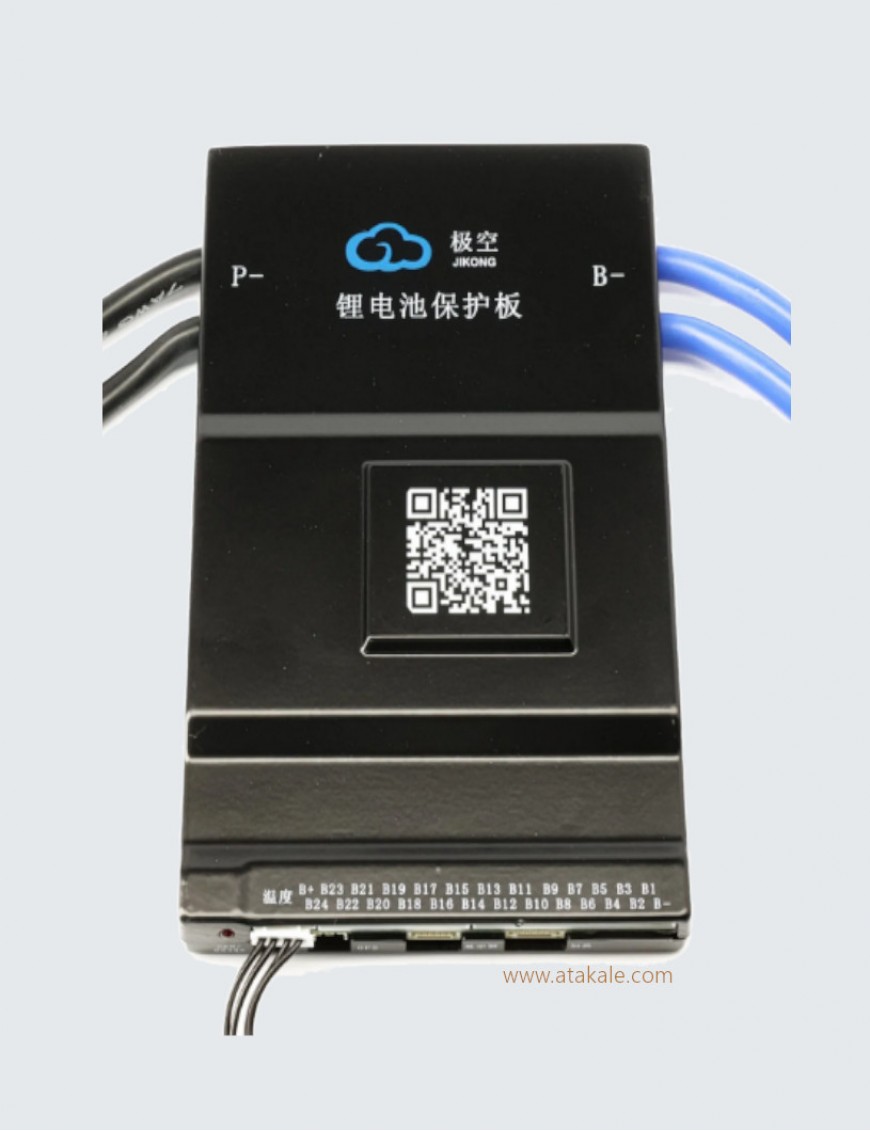 JK 8S BMS 24V 150A LiFePo4  Lityum Aktif BMS Ortak Port 25.6  1A Balacne 8-20S