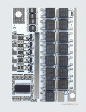 3S BMS 9,6V~10,8V 100A LiFePo4  Lityum Aktif BMS Ortak Port 50ma Balans  
