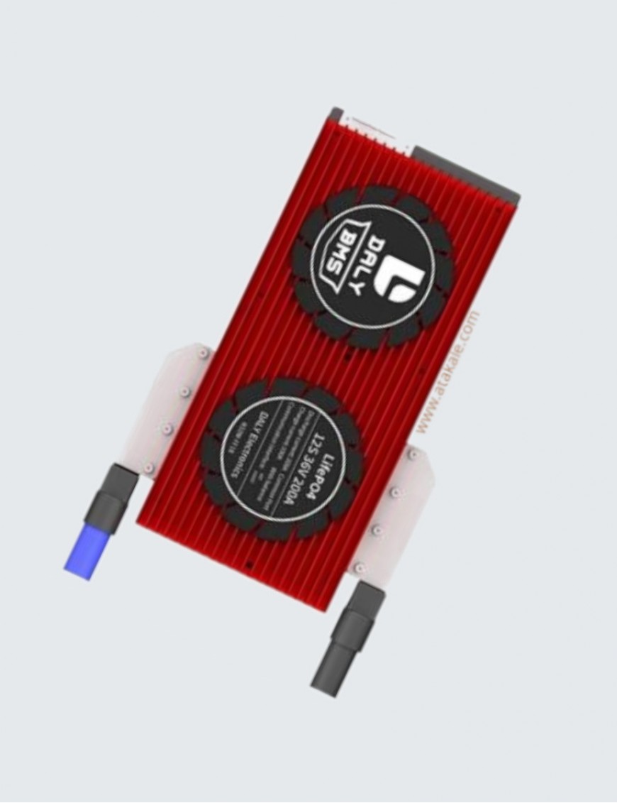 Daly 12S BMS 36V 200A LiFePo4  Lityum Elektrik Araç Bisiklet Scooter-Ortak Port 38.40Volt