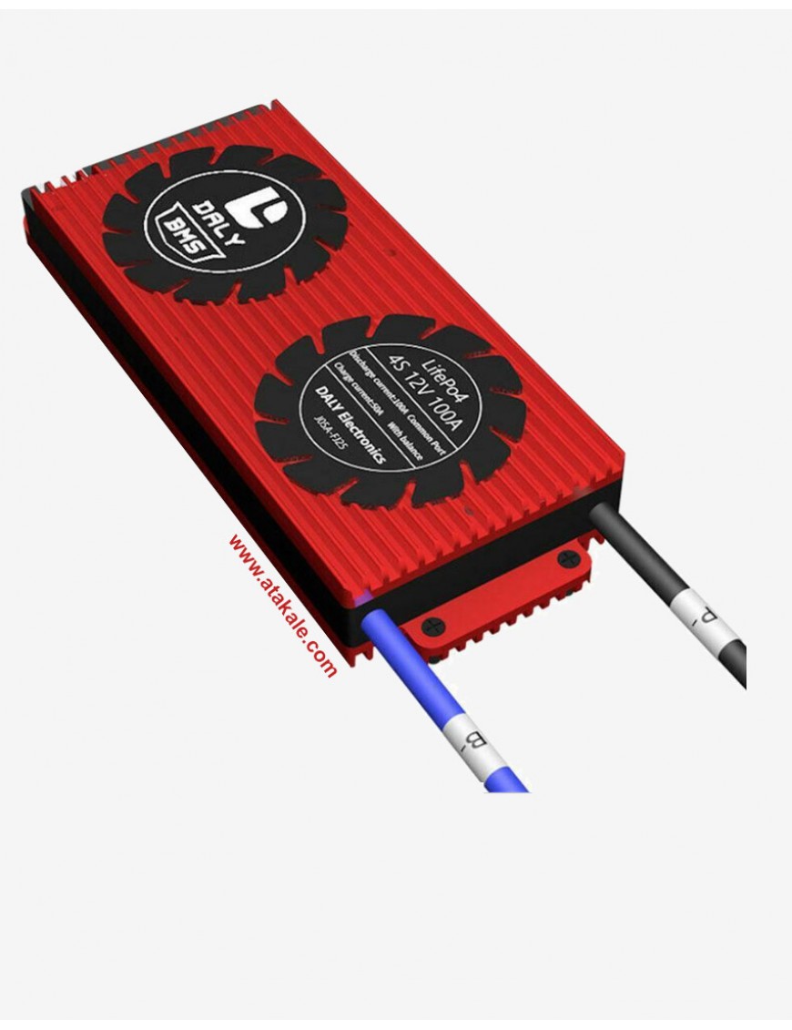 Daly 4S BMS 12V 100A LiFePo4 Akıllı Smart Lityum Elektrik Araç Bisiklet Scooter-Ortak Port