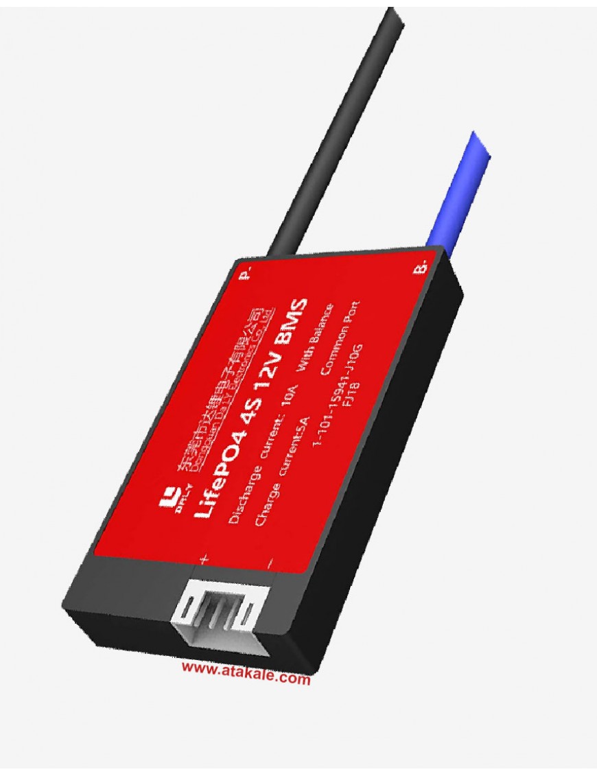 Daly 4S BMS 12V 10A LiFePo4  Lityum Elektrik Araç Bisiklet Scooter-Ortak Port