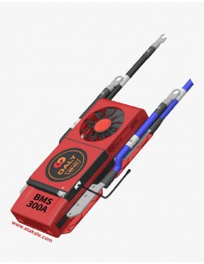 Daly 4S BMS 12V 300A LiFePo4 Akıllı Fanlı Lityum Demir Fosfat Elektrik Araç -Ortak Port