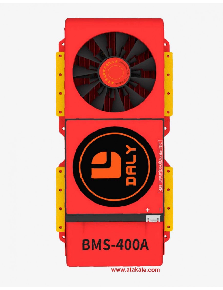 Daly 4S BMS 12V 400A LiFePo4 Akıllı Smart Fanlı Bluetooth Lityum Demir Fosfat Elektrik Araç -Ortak Port