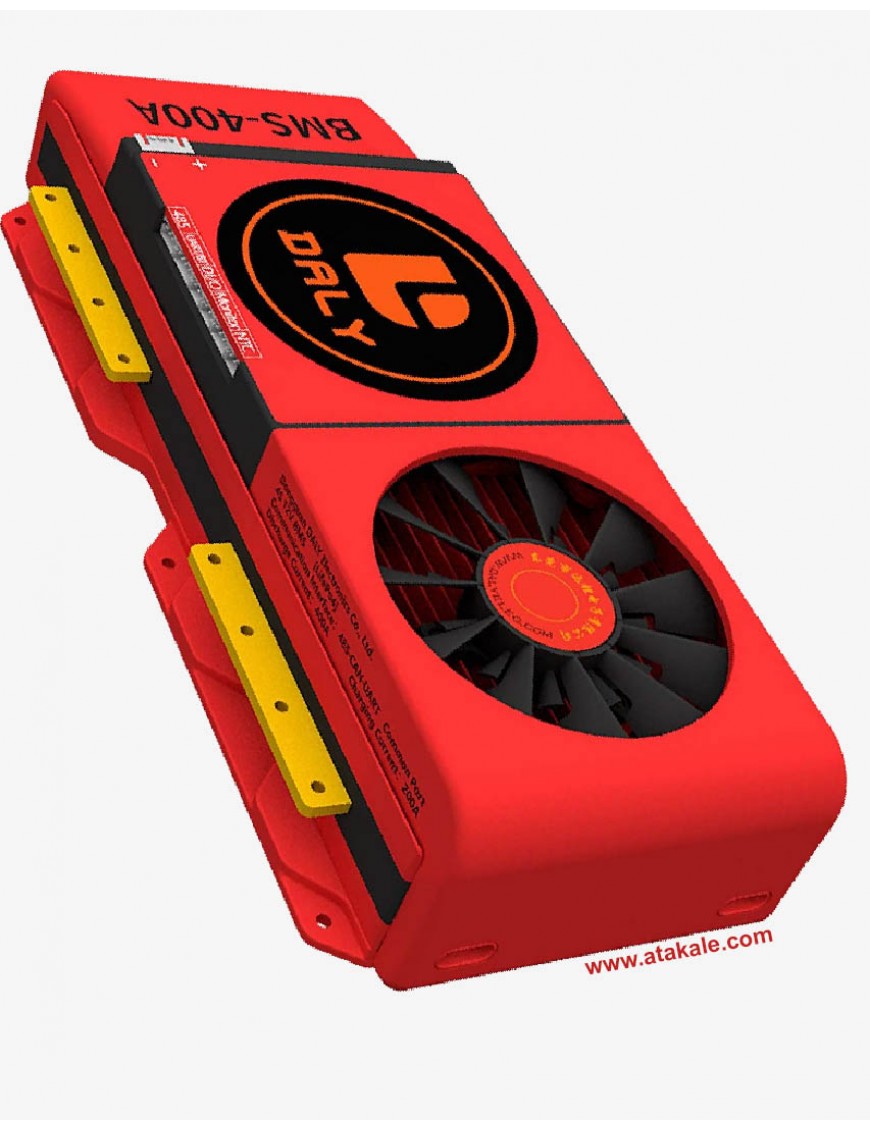 Daly 4S BMS 12V 400A LiFePo4 Akıllı Smart Fanlı Bluetooth Lityum Demir Fosfat Elektrik Araç -Ortak Port