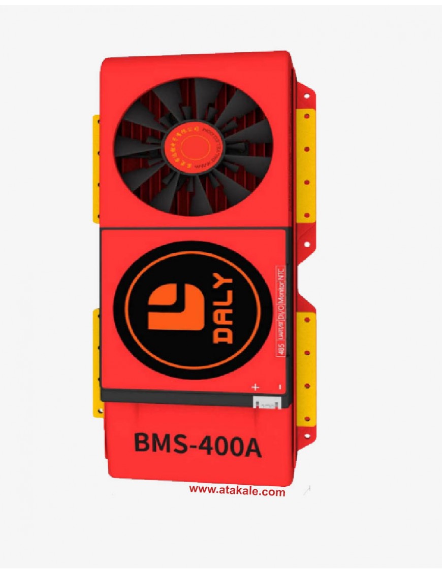 Daly 4S BMS 12V 400A LiFePo4 Akıllı Smart Fanlı Bluetooth Lityum Demir Fosfat Elektrik Araç -Ortak Port