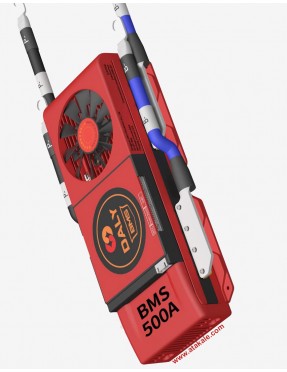 Daly 4S BMS 12V 500A LiFePo4 Akıllı Fanlı Akıllı Bluetooth Lityum Demir Fosfat Elektrik Araç -Ortak Port