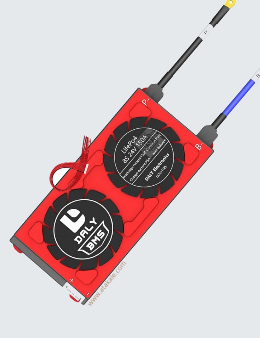 Daly 8S BMS 24V 150A LiFePo4 lityumOrtak Port