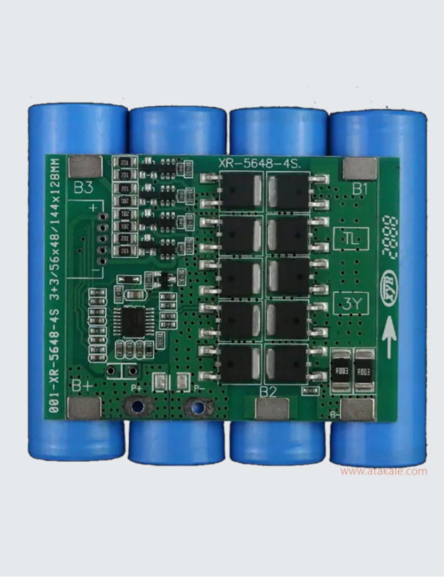 XR 4S 30A BMS 12.8V Lifepo4 Balanslı Lityum Batarya 105A Pik