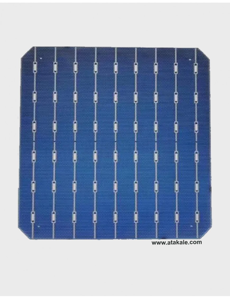 9BB Half Cut Bifacial Solar Hücre 6,39Wat %23,3 Verim 166mmX166mm