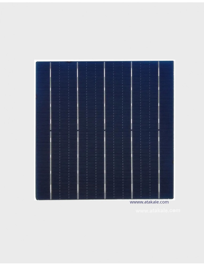 Topsky 5BB Half Cut Bifacial Solar Hücre 5.65Wat %22,40 Verim 158.75mmX158.75mm