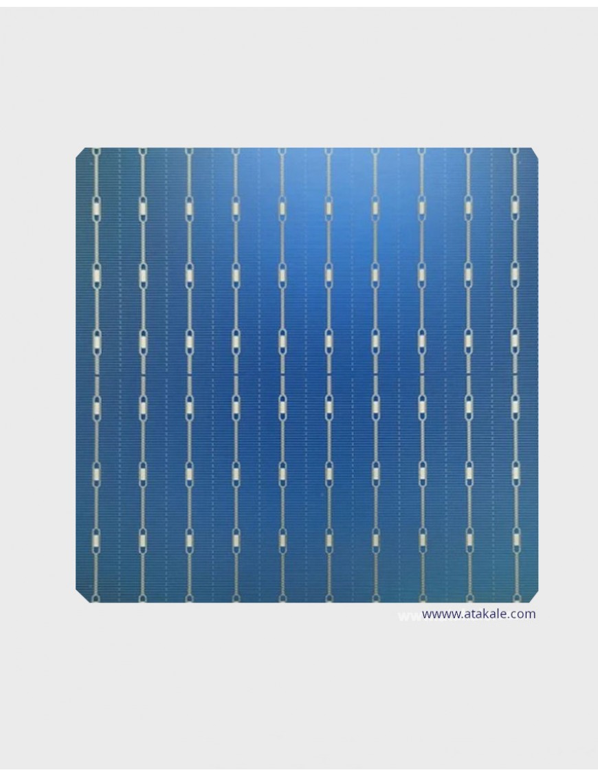 Topsky 10BB Half Cut Bifacial Solar Hücre 7,23Wat %22,0 Verim 182mmX182mm