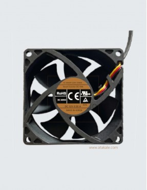 Akıllı İnvertör Fanı 3KW MPPT   0.5Amper 12Volt 80x80x25mm 3 uçlu soket  Büyük Fan